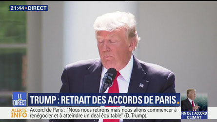 Trump retire de l'Accord de Paris sur le climat