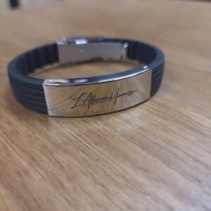 Bracelet de L'Alliance Humaine 2020 (Latex) Large Inox