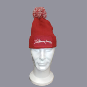 Bonnet rouge avec pompon