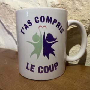 Mug T'as compris le coup ? (logo officiel)