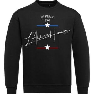 Sweat Noir "Je peux j'ai..."